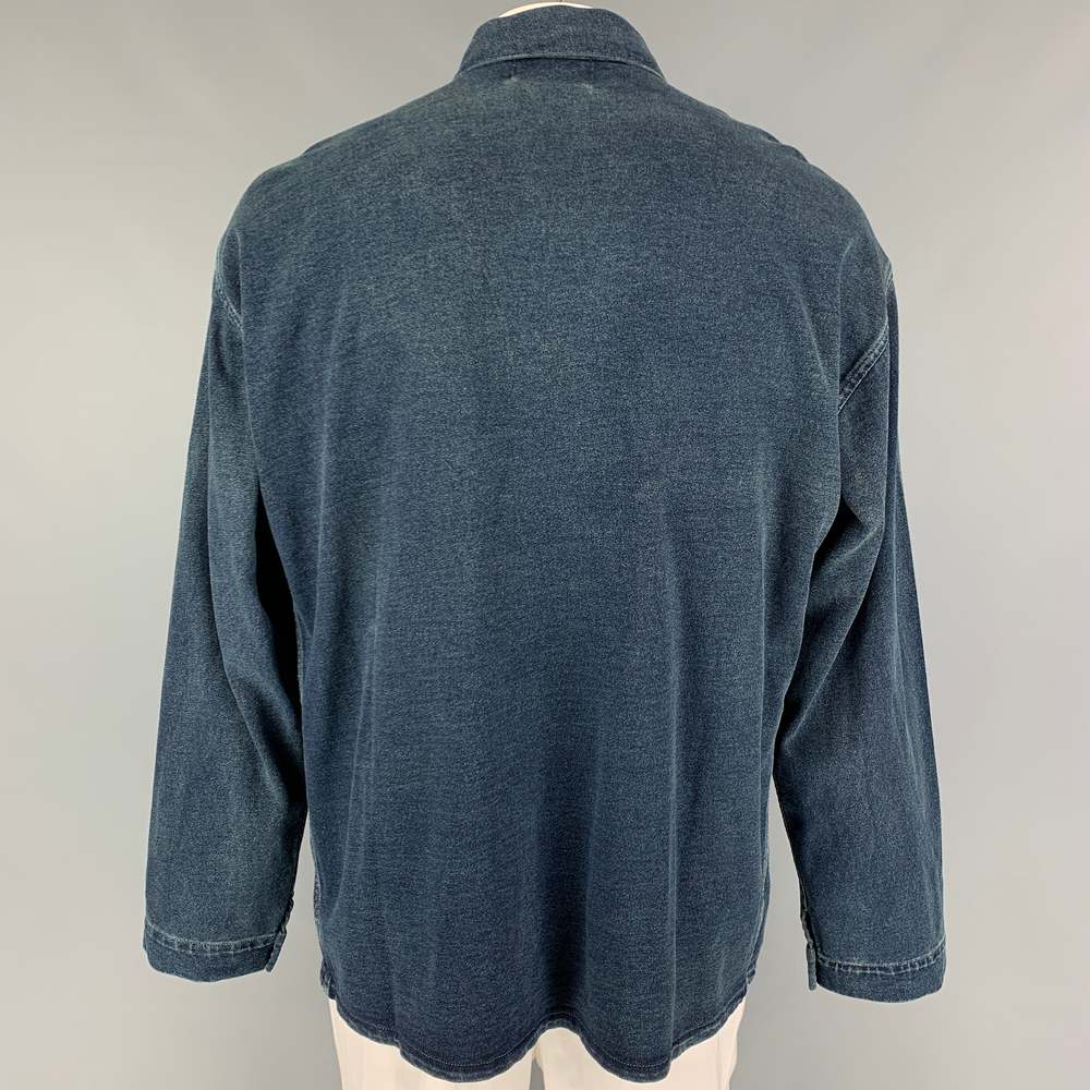 RRL by RALPH LAUREN Size XL Dark Blue Cotton Jacket - Picture 3 of 5